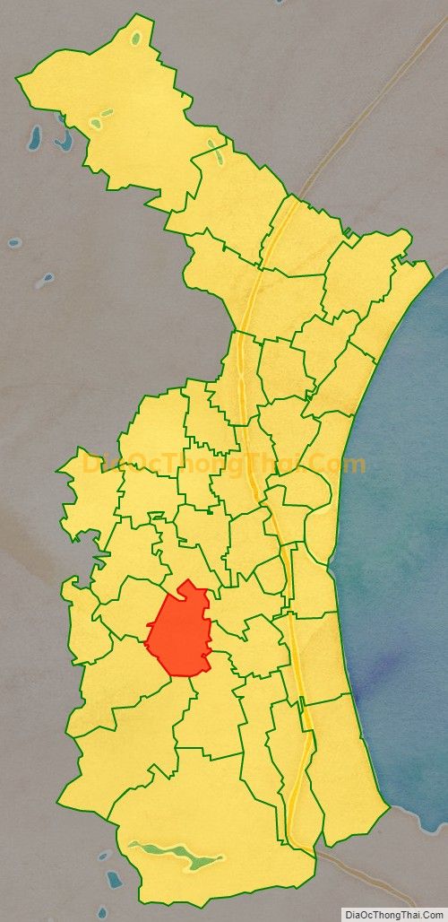 Bản đồ vị trí và địa giới hành chính Xã Diễn Cát, huyện Diễn Châu