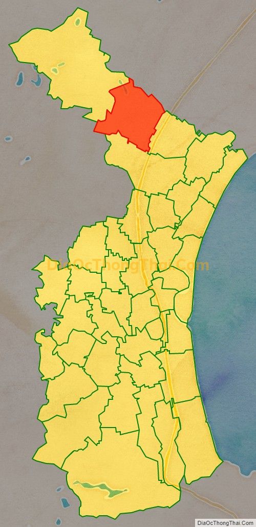 Bản đồ vị trí và địa giới hành chính Xã Diễn Đoài, huyện Diễn Châu