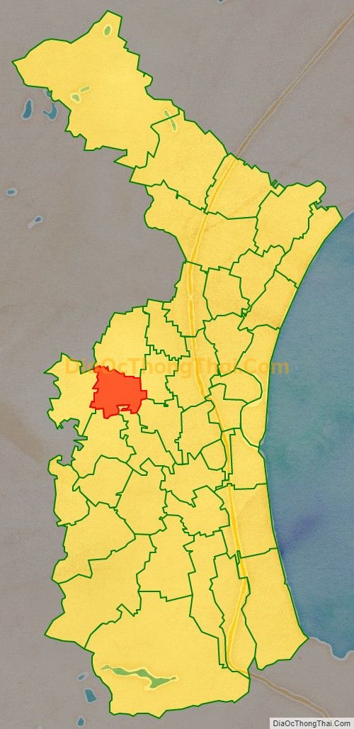 Bản đồ vị trí và địa giới hành chính Xã Diễn Đồng, huyện Diễn Châu