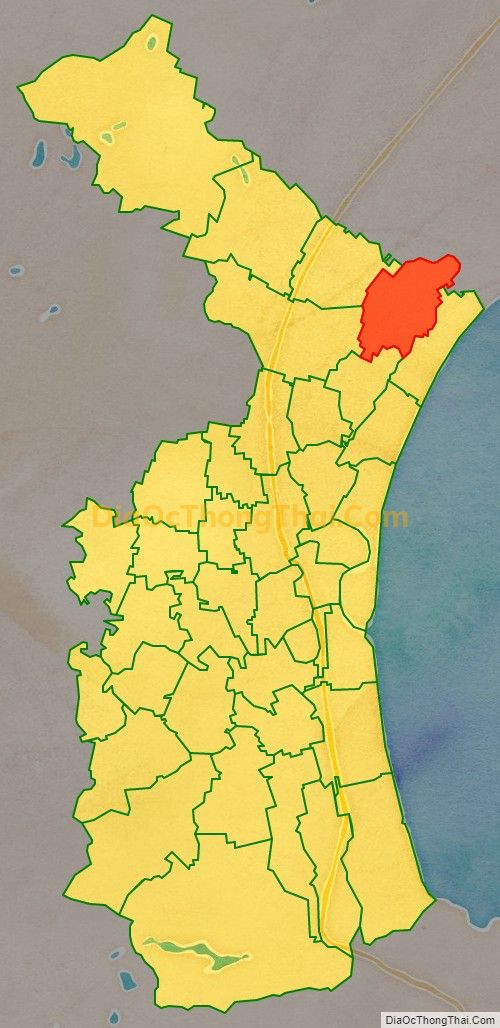Bản đồ vị trí và địa giới hành chính Xã Diễn Hoàng, huyện Diễn Châu