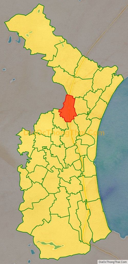 Bản đồ vị trí và địa giới hành chính Xã Diễn Hồng, huyện Diễn Châu