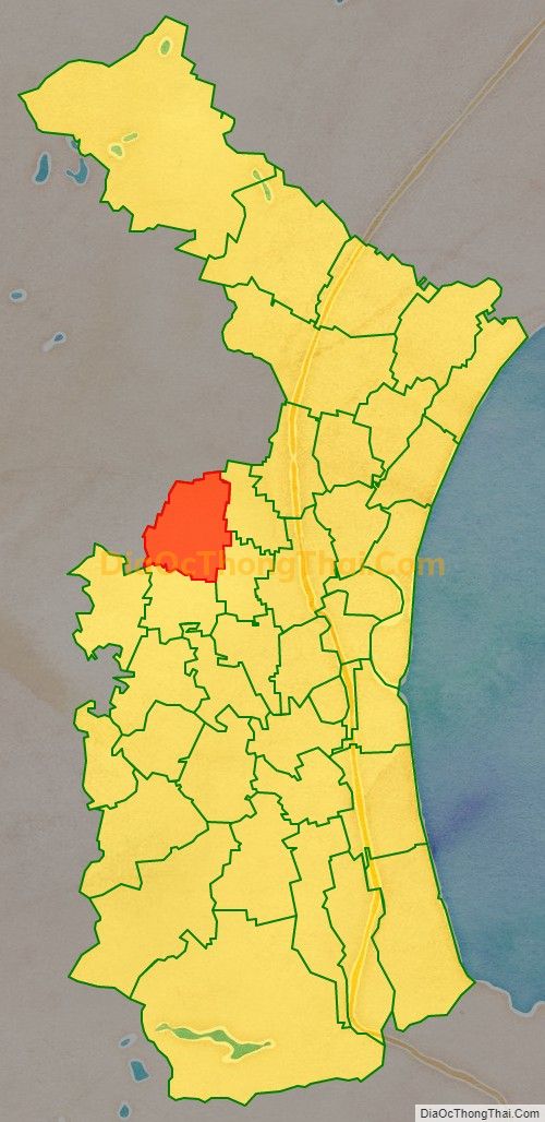 Bản đồ vị trí và địa giới hành chính Xã Diễn Liên, huyện Diễn Châu