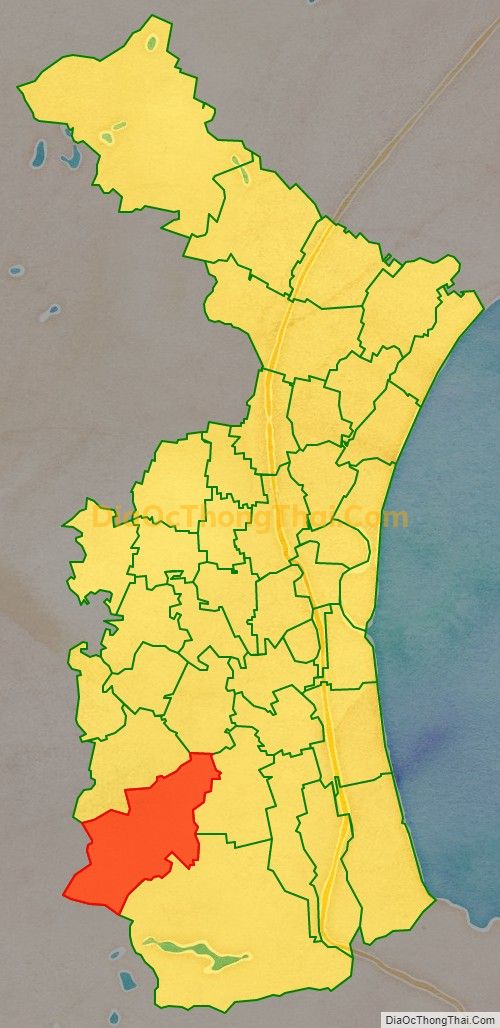 Bản đồ vị trí và địa giới hành chính Xã Diễn Lợi, huyện Diễn Châu