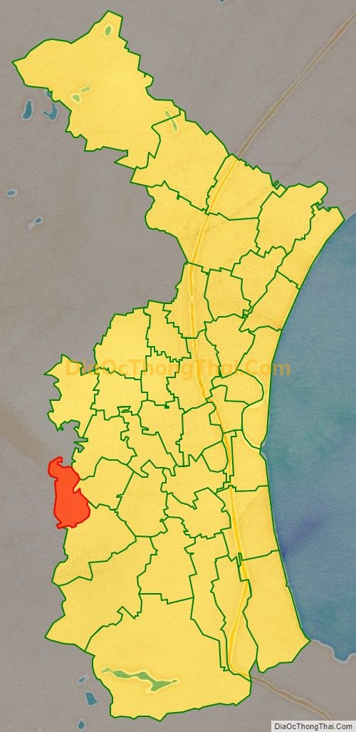 Bản đồ vị trí và địa giới hành chính Xã Diễn Minh (cũ), huyện Diễn Châu