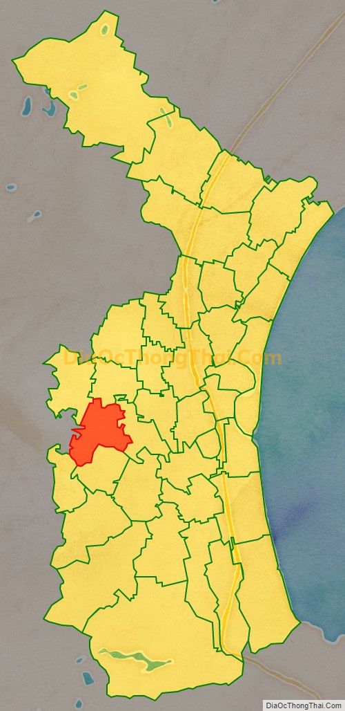 Bản đồ vị trí và địa giới hành chính Xã Diễn Nguyên, huyện Diễn Châu