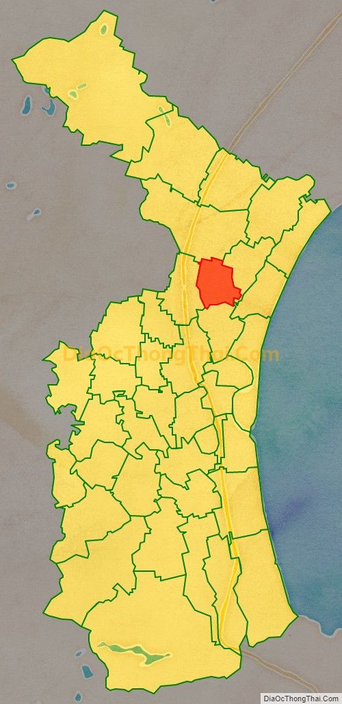 Bản đồ vị trí và địa giới hành chính Xã Diễn Phong, huyện Diễn Châu