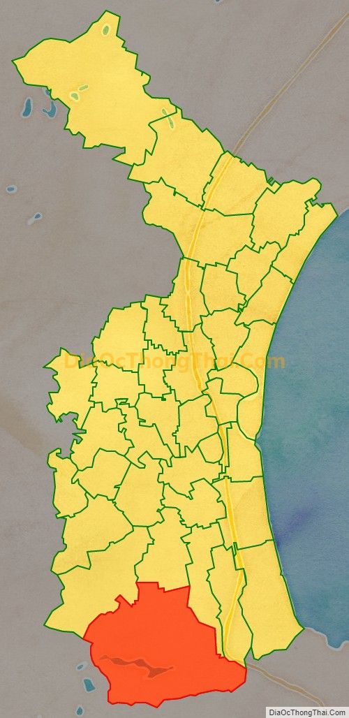 Bản đồ vị trí và địa giới hành chính Xã Diễn Phú, huyện Diễn Châu