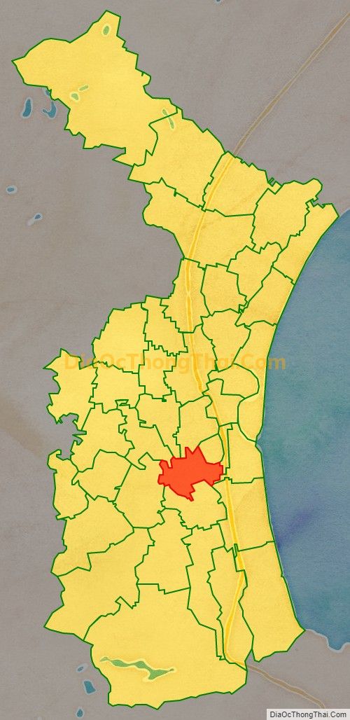 Bản đồ vị trí và địa giới hành chính Xã Diễn Phúc, huyện Diễn Châu
