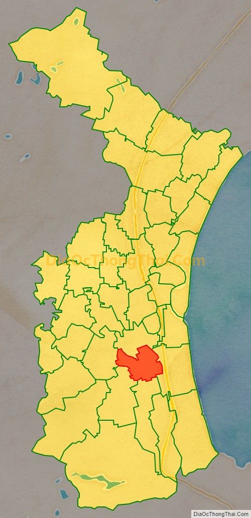 Bản đồ vị trí và địa giới hành chính Xã Diễn Tân, huyện Diễn Châu