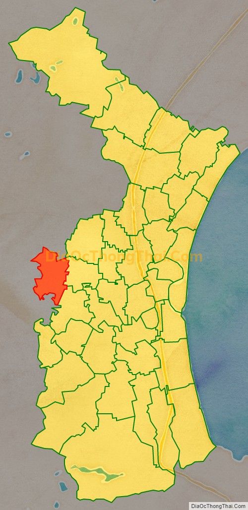 Bản đồ vị trí và địa giới hành chính Xã Diễn Thái, huyện Diễn Châu