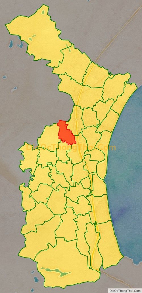Bản đồ vị trí và địa giới hành chính Xã Diễn Tháp, huyện Diễn Châu