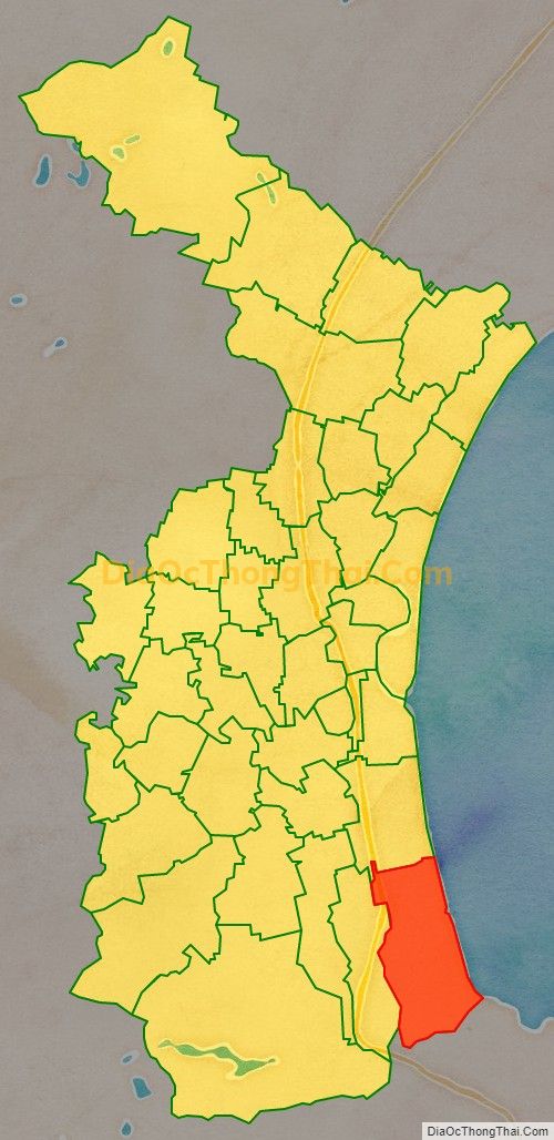 Bản đồ vị trí và địa giới hành chính Xã Diễn Trung, huyện Diễn Châu