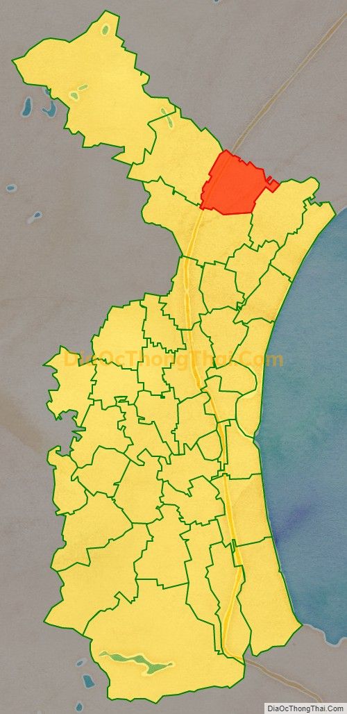 Bản đồ vị trí và địa giới hành chính Xã Diễn Trường, huyện Diễn Châu