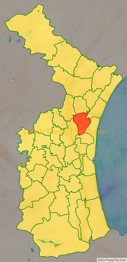 Bản đồ vị trí và địa giới hành chính Xã Diễn Vạn, huyện Diễn Châu