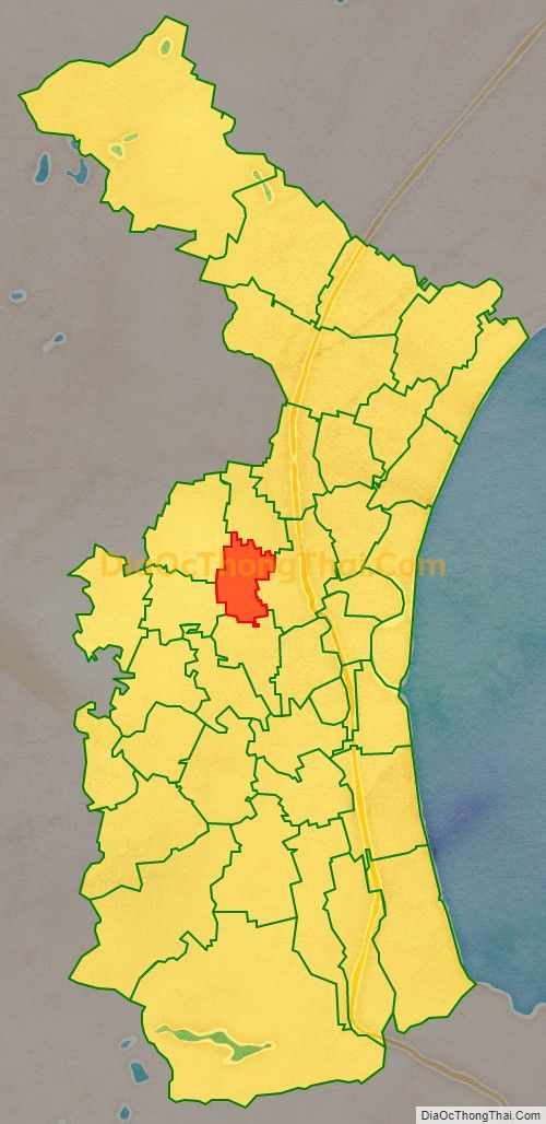 Bản đồ vị trí và địa giới hành chính Xã Diễn Xuân, huyện Diễn Châu
