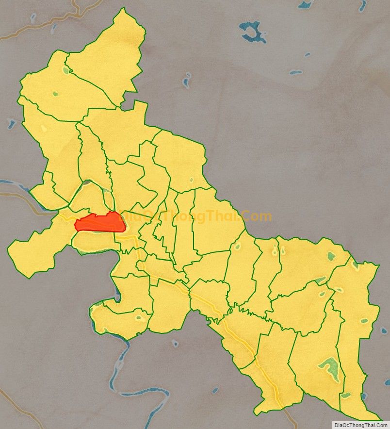 Bản đồ vị trí và địa giới hành chính Xã Đặng Sơn, huyện Đô Lương
