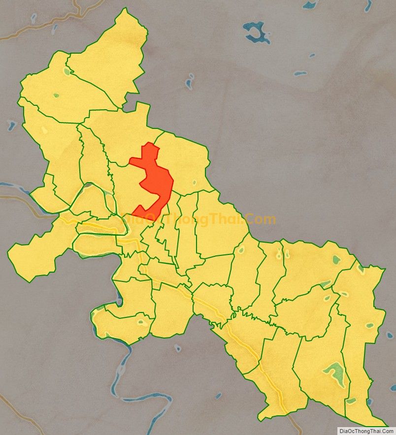 Bản đồ vị trí và địa giới hành chính Xã Đông Sơn, huyện Đô Lương
