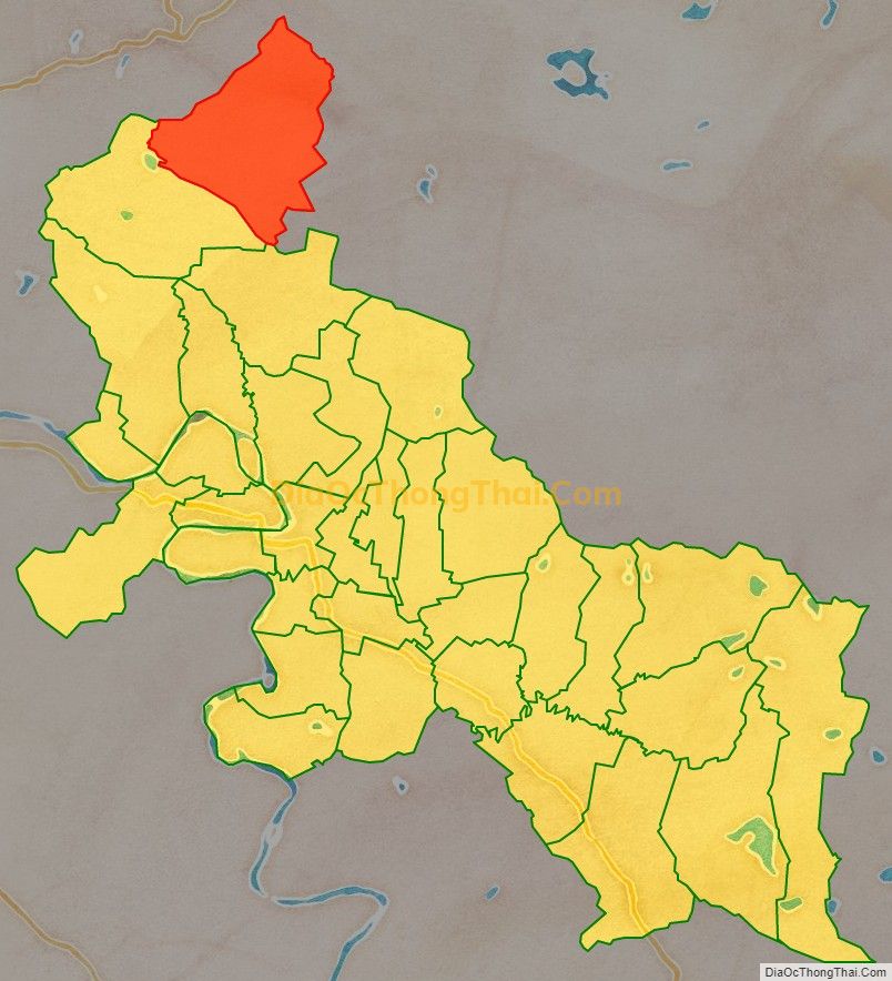 Bản đồ vị trí và địa giới hành chính Xã Giang Sơn Đông, huyện Đô Lương