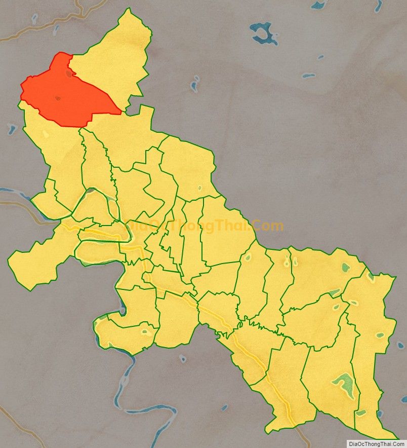 Bản đồ vị trí và địa giới hành chính Xã Giang Sơn Tây, huyện Đô Lương