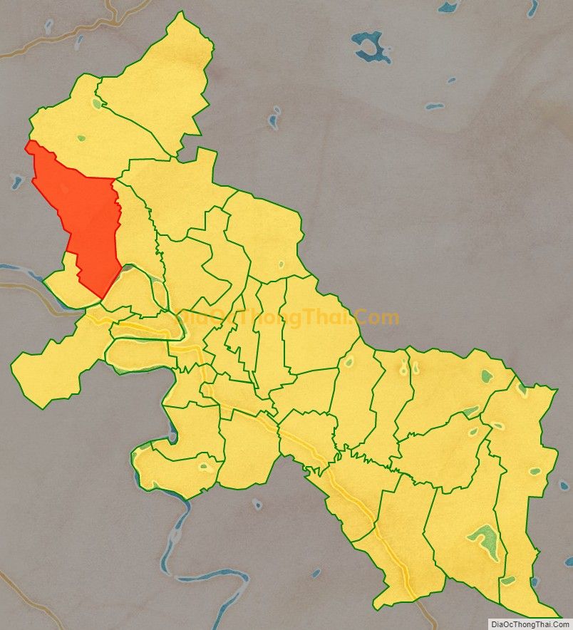 Bản đồ vị trí và địa giới hành chính Xã Lam Sơn, huyện Đô Lương