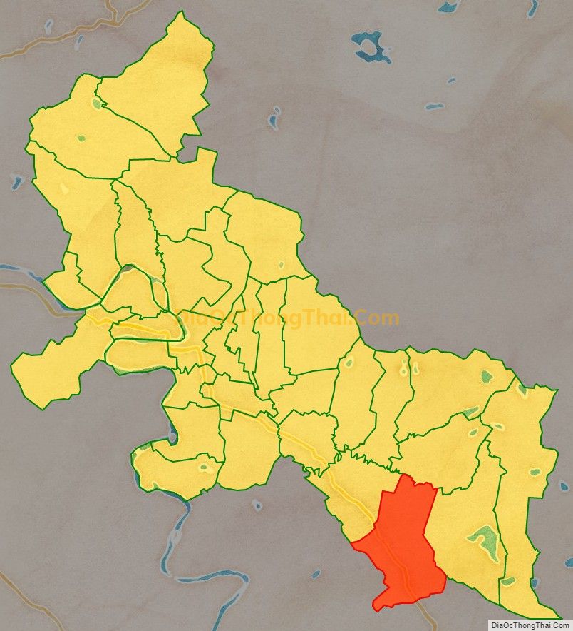 Bản đồ vị trí và địa giới hành chính Xã Mỹ Sơn, huyện Đô Lương