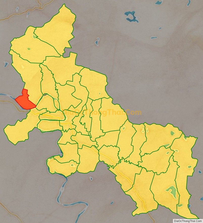 Bản đồ vị trí và địa giới hành chính Xã Ngọc Sơn, huyện Đô Lương