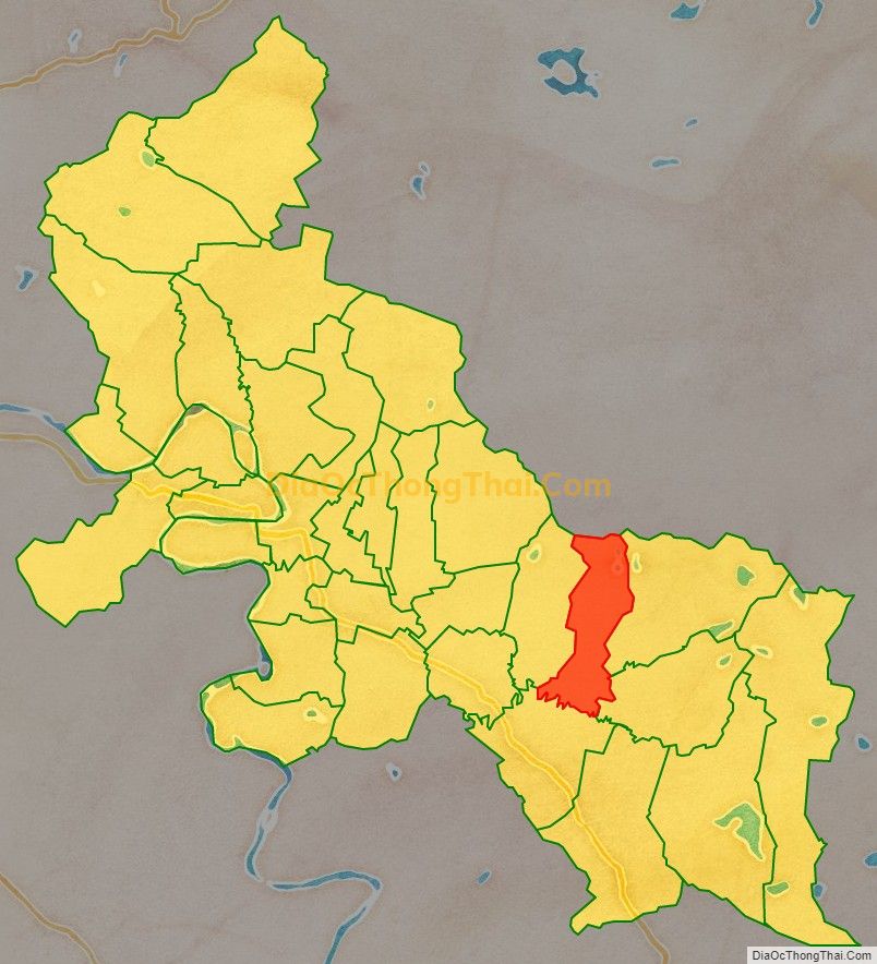 Bản đồ vị trí và địa giới hành chính Xã Quang Sơn, huyện Đô Lương