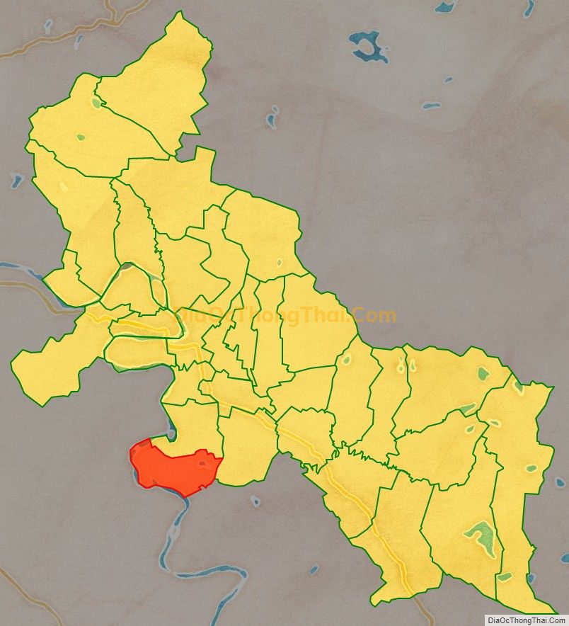 Bản đồ vị trí và địa giới hành chính Xã Thuận Sơn, huyện Đô Lương