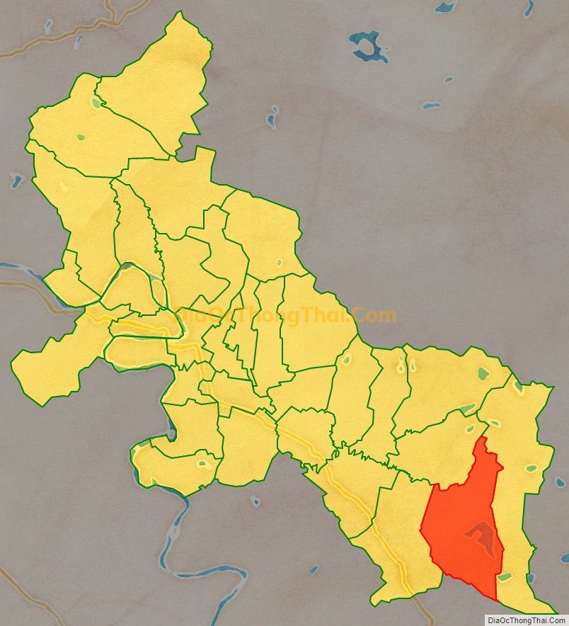 Bản đồ vị trí và địa giới hành chính Xã Trù Sơn, huyện Đô Lương