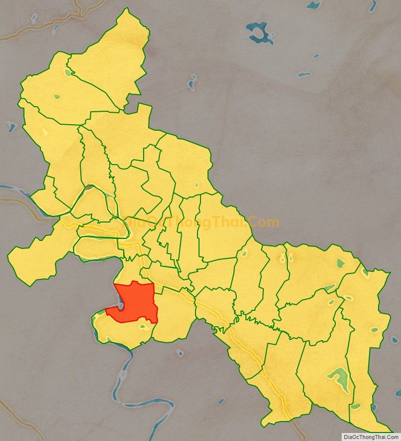 Bản đồ vị trí và địa giới hành chính Xã Trung Sơn, huyện Đô Lương