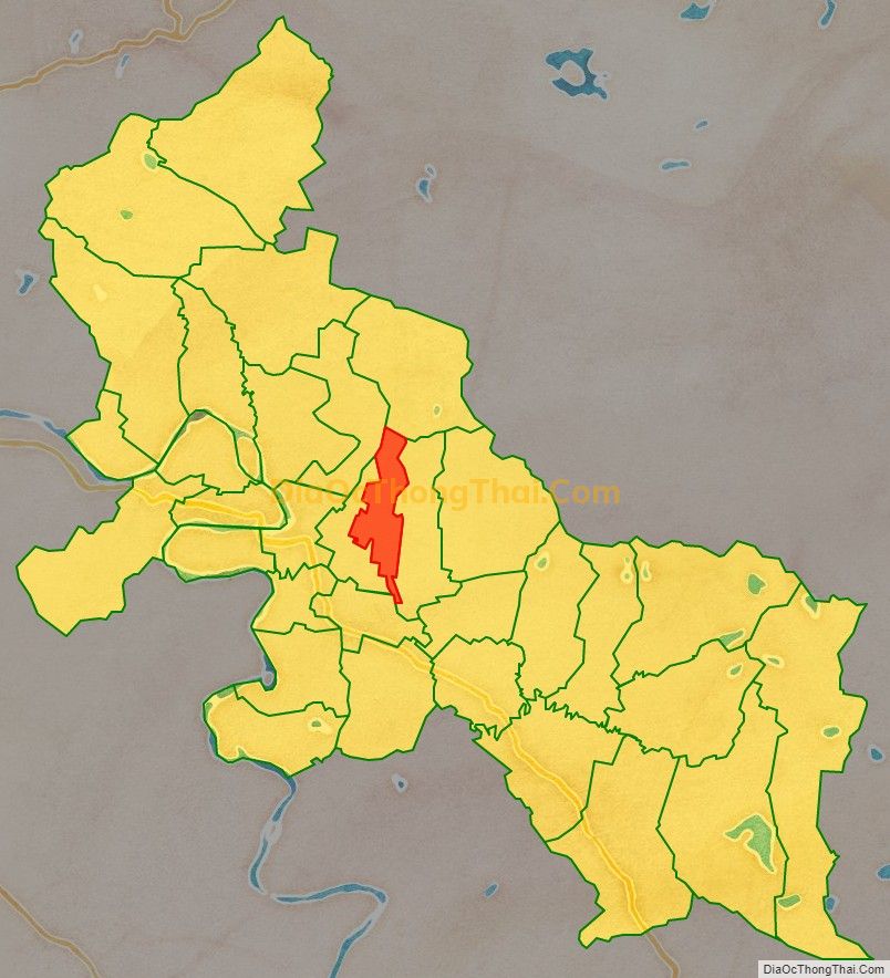 Bản đồ vị trí và địa giới hành chính Xã Văn Sơn, huyện Đô Lương