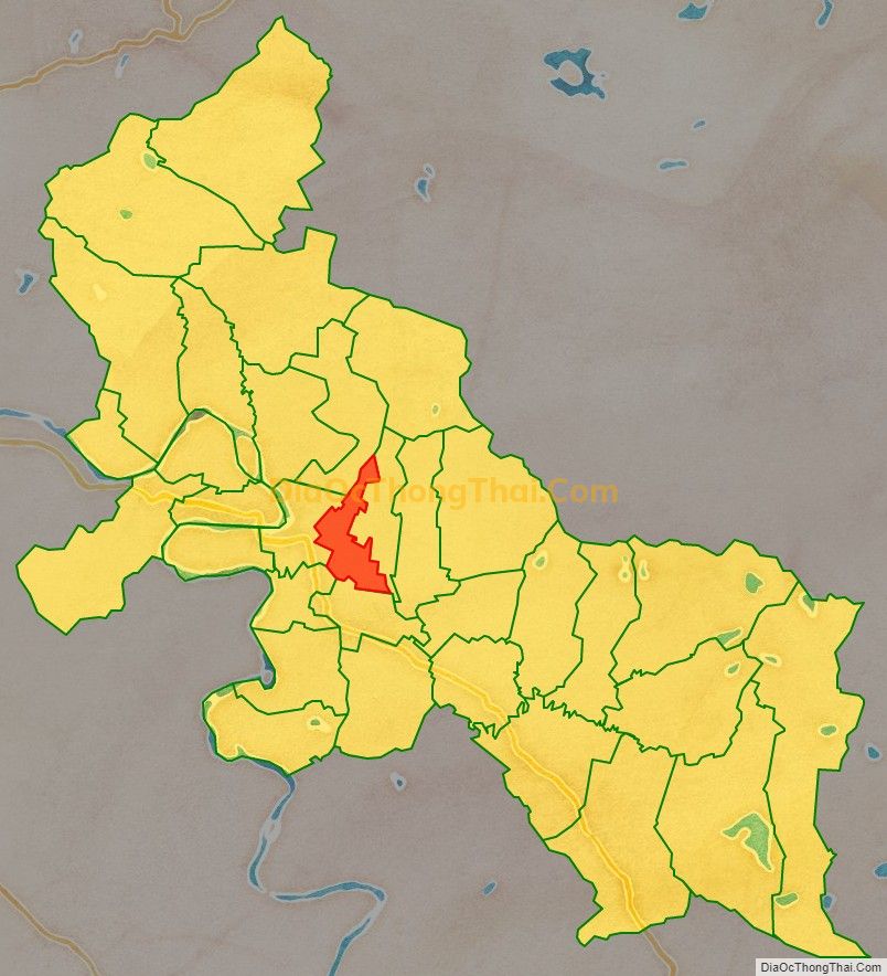 Bản đồ vị trí và địa giới hành chính Xã Yên Sơn, huyện Đô Lương
