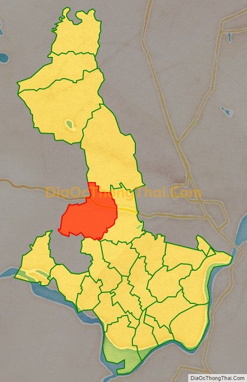 Bản đồ vị trí và địa giới hành chính Xã Hưng Đạo, huyện Hưng Nguyên