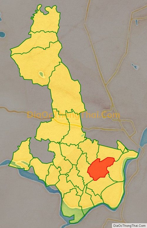 Bản đồ vị trí và địa giới hành chính Xã Hưng Phúc, huyện Hưng Nguyên