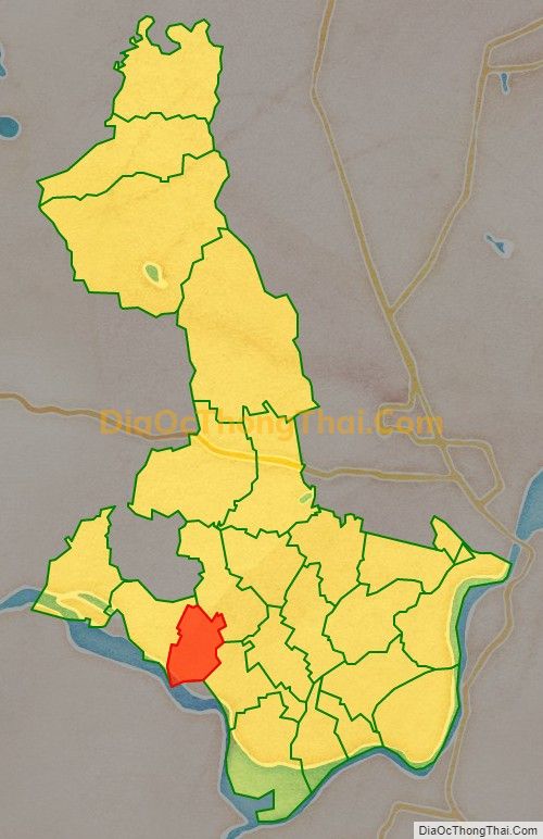 Bản đồ vị trí và địa giới hành chính Xã Hưng Xá (cũ), huyện Hưng Nguyên