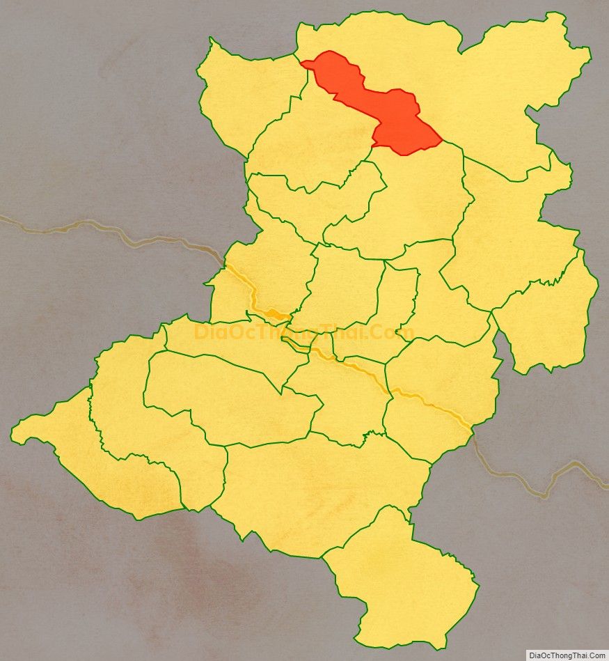 Bản đồ vị trí và địa giới hành chính Xã Bắc Lý, huyện Kỳ Sơn