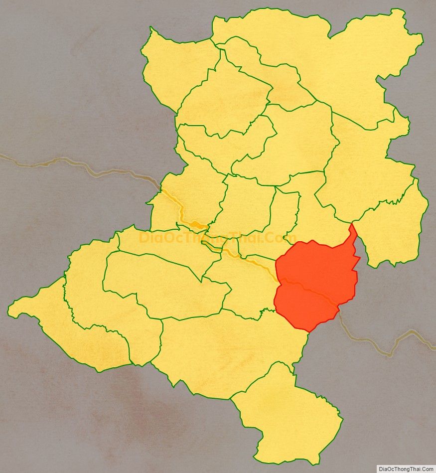 Bản đồ vị trí và địa giới hành chính Xã Chiêu Lưu, huyện Kỳ Sơn