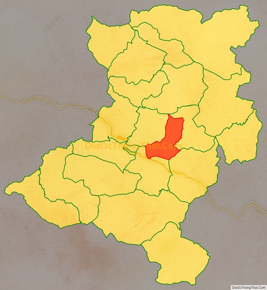 Bản đồ vị trí và địa giới hành chính Xã Hữu Lập, huyện Kỳ Sơn