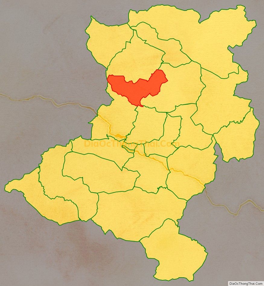 Bản đồ vị trí và địa giới hành chính Xã Na Loi, huyện Kỳ Sơn