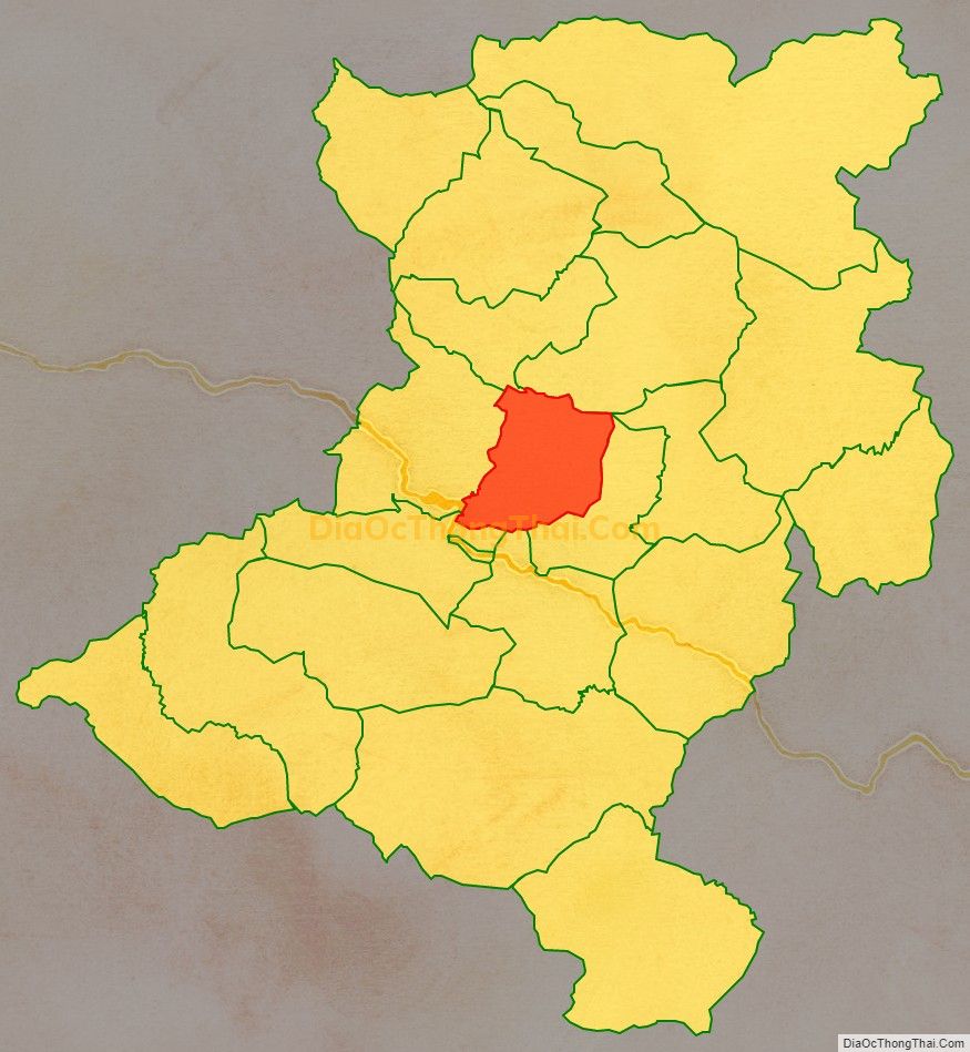 Bản đồ vị trí và địa giới hành chính Xã Phà Đánh, huyện Kỳ Sơn