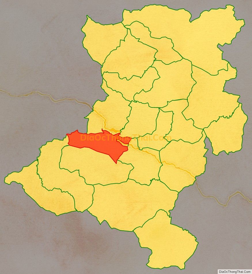 Bản đồ vị trí và địa giới hành chính Xã Tà Cạ, huyện Kỳ Sơn