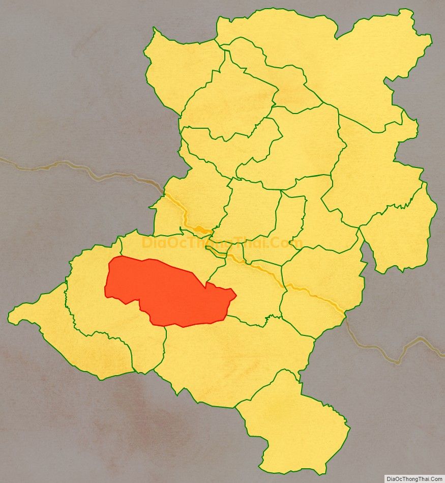 Bản đồ vị trí và địa giới hành chính Xã Tây Sơn, huyện Kỳ Sơn