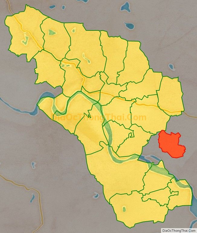 Bản đồ vị trí và địa giới hành chính Xã Nam Cát, huyện Nam Đàn