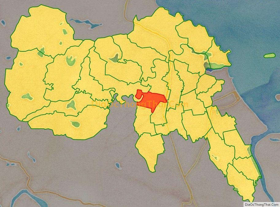 Bản đồ vị trí và địa giới hành chính Xã Nghi Hoa, huyện Nghi Lộc