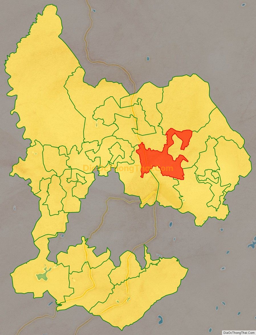Bản đồ vị trí và địa giới hành chính Xã Nghĩa Bình, huyện Nghĩa Đàn