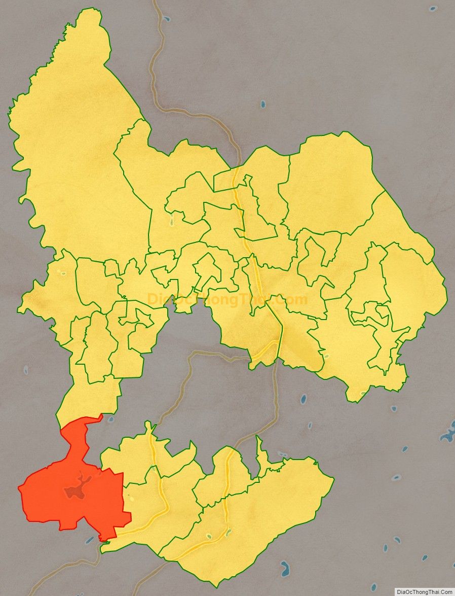 Bản đồ vị trí và địa giới hành chính Xã Nghĩa Đức, huyện Nghĩa Đàn