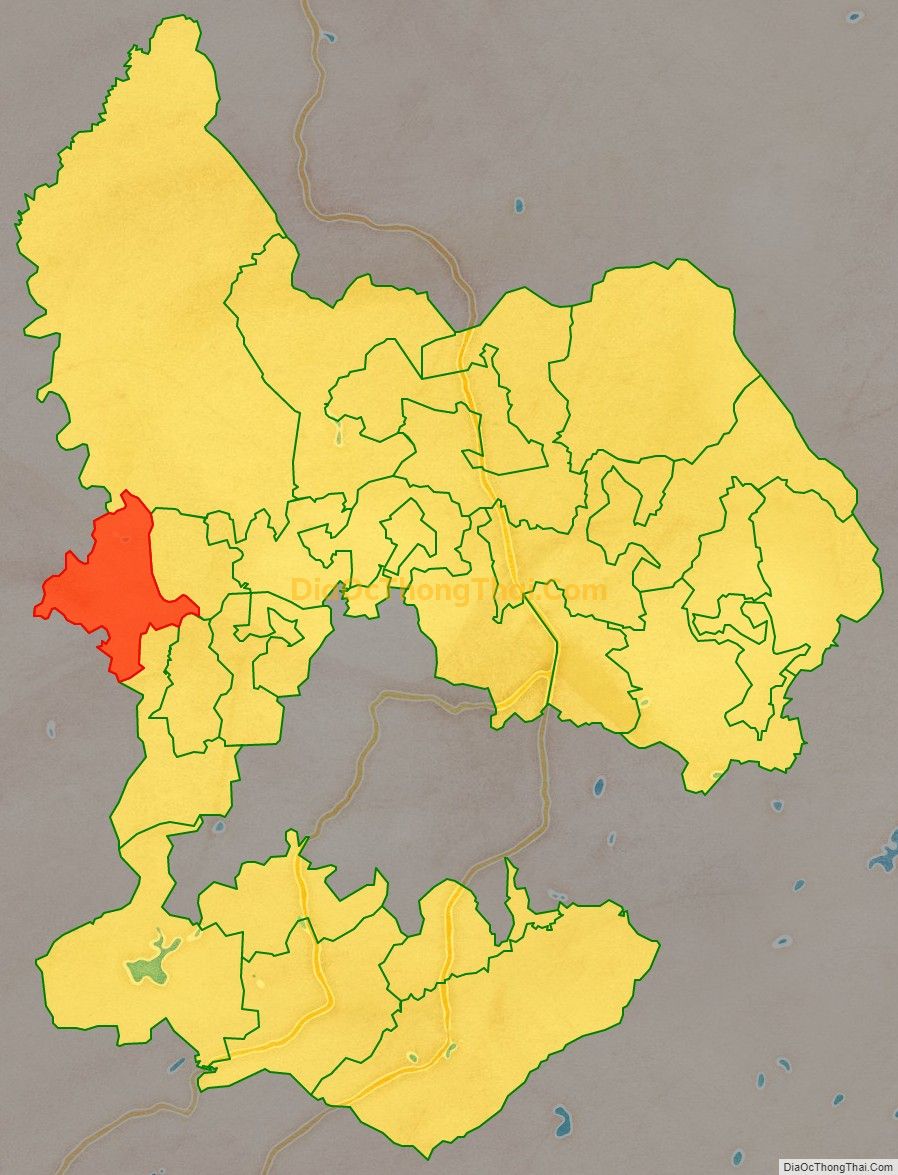Bản đồ vị trí và địa giới hành chính Xã Nghĩa Hưng, huyện Nghĩa Đàn