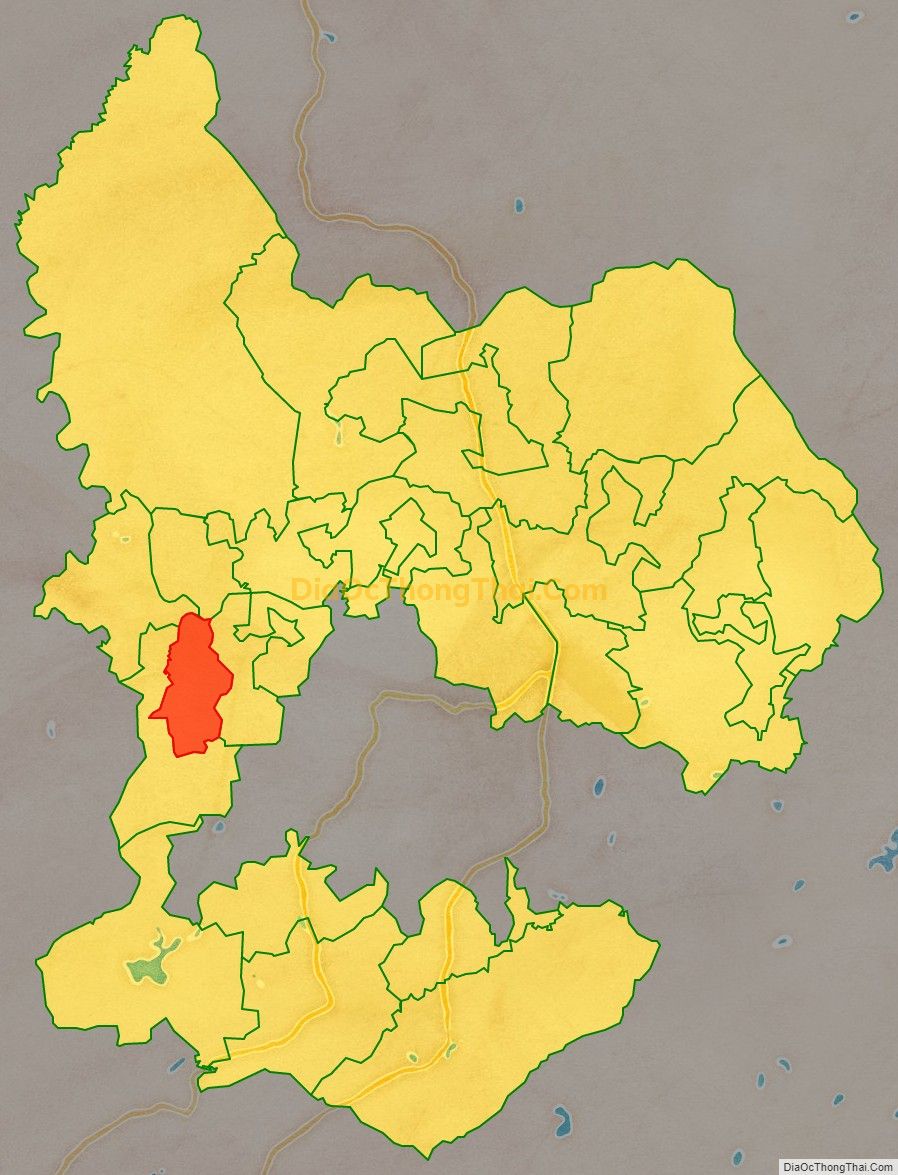 Bản đồ vị trí và địa giới hành chính Xã Nghĩa Liên (cũ), huyện Nghĩa Đàn