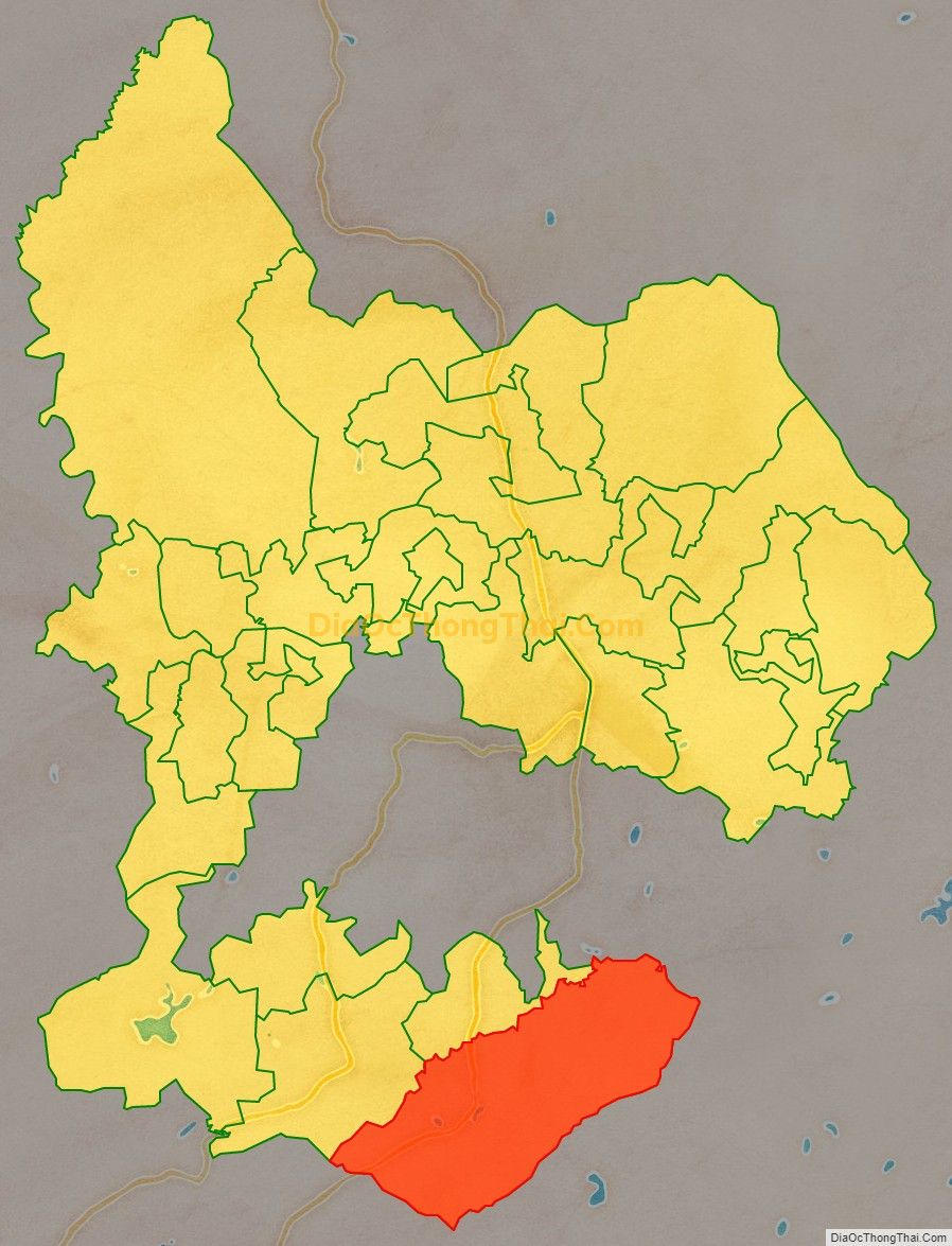 Bản đồ vị trí và địa giới hành chính Xã Nghĩa Lộc, huyện Nghĩa Đàn