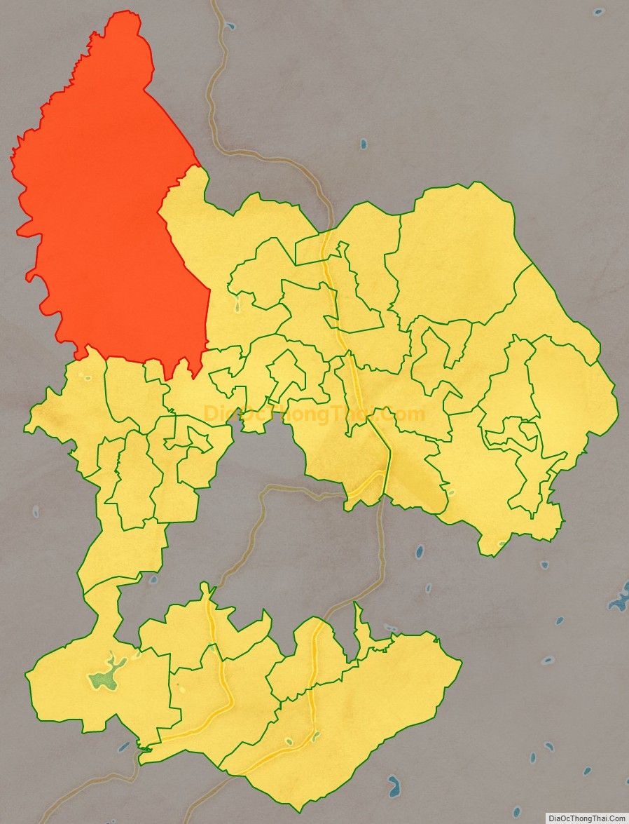 Bản đồ vị trí và địa giới hành chính Xã Nghĩa Mai, huyện Nghĩa Đàn